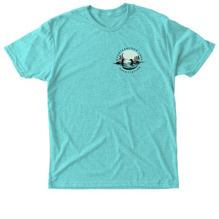 Quantabacook Lake Association, a Tahiti Blue Triblend Unisex Tee