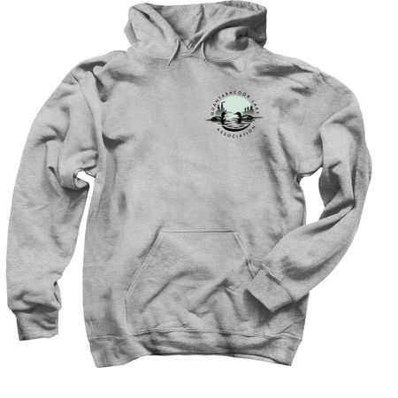 Quantabacook Lake Association, a Sport Grey Pullover Hoodie