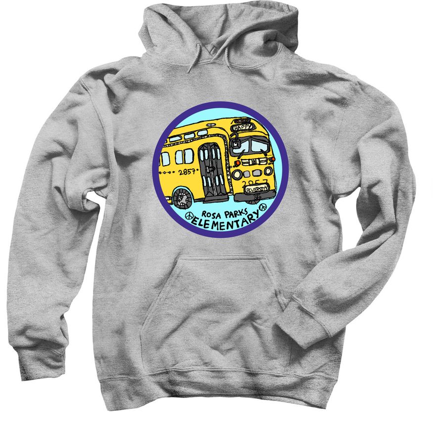 Rosa Parks Adult Pullover Sweatshirt, a Sport Grey Pullover Hoodie