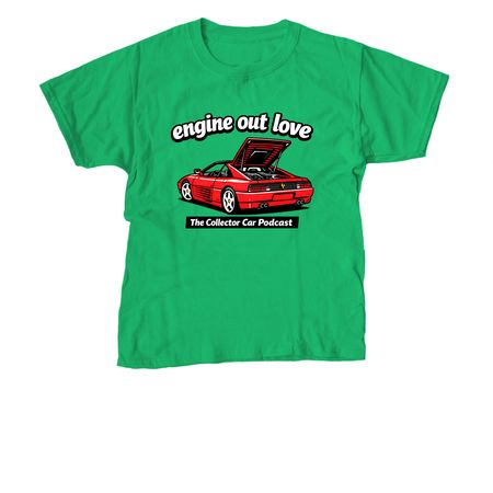 Engine Out Ferrari Love, a Irish Green Youth Unisex Tee