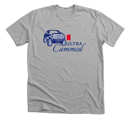 Ultra Cammed (Ford) ?, a Athletic Heather Premium Unisex Tee