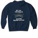Limited Edition: Please Stay, a Navy Gildan Softstyle Pullover Hoodie (back-view)