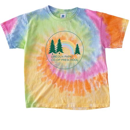 Lincoln Park Co-Op Preschool Adults and Youth, a Eternity Youth Tie Dye Tee