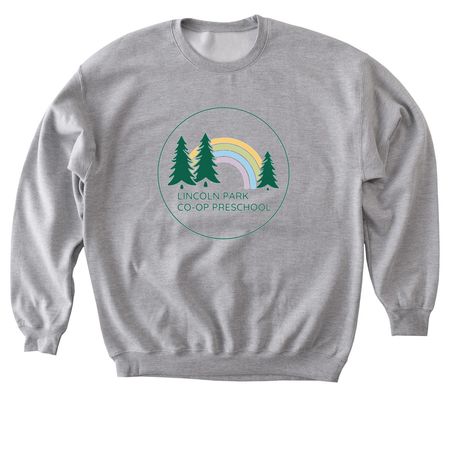 Lincoln Park Co-Op Preschool Adults and Youth, a Sport Grey Softstyle Crewneck Sweatshirt