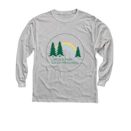 Lincoln Park Co-Op Preschool Adults and Youth, a Sport Grey Youth Long Sleeve Tee