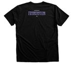 Frankenstein, a Black Heather Premium Unisex Tee (back-view)
