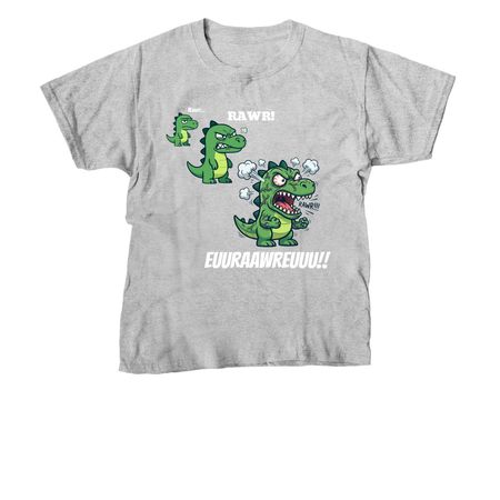 Rawr to the eurawreu, a Sport Grey Youth Unisex Tee