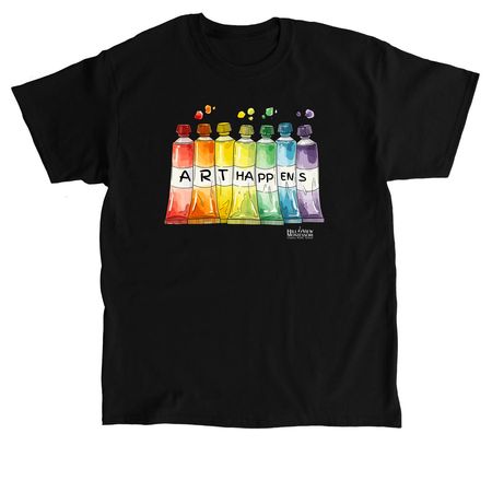 HVM at the ART WALK, a Black Classic Unisex Tee