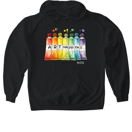 HVM at the ART WALK, a Black Gildan Softstyle Pullover Hoodie