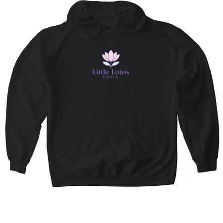 breathe and bloom tee, a Black Gildan Softstyle Pullover Hoodie