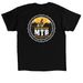 Marshview Park Bike Trails, a Black Classic Unisex Tee (back-view)
