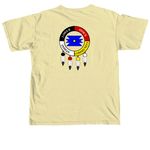 O?Maste? Win - Blue details, a Butter Comfort Colors Unisex Tee (back-view)