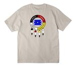 O?Maste? Win - Blue details, a Dust Unisex Heavyweight Tee (back-view)