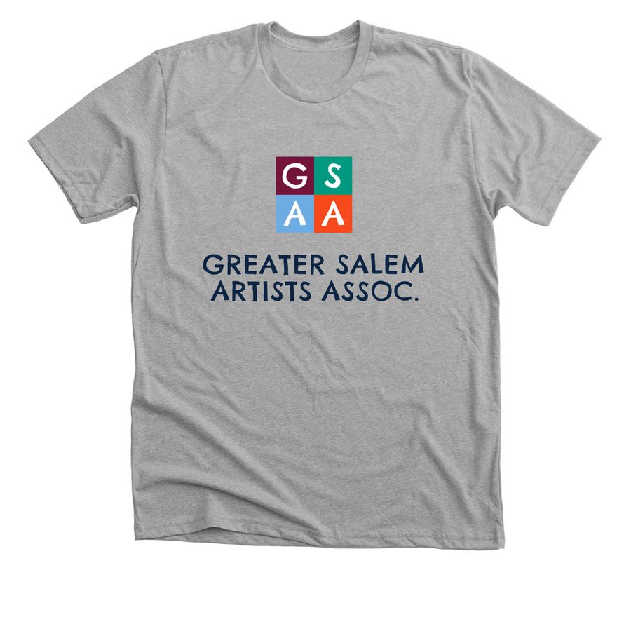 GSAA Logo Unisex T-Shirts, a Athletic Heather Premium Unisex Tee