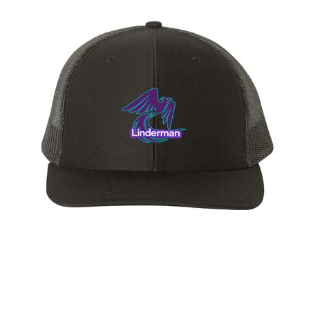 LEC PHOENIX&nbsp;, a Black Printed Snapback Trucker Cap
