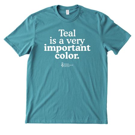 Wear Teal Day 2026, a Oceanic Teal Allmade Heavyweight Recycled Cotton Tee