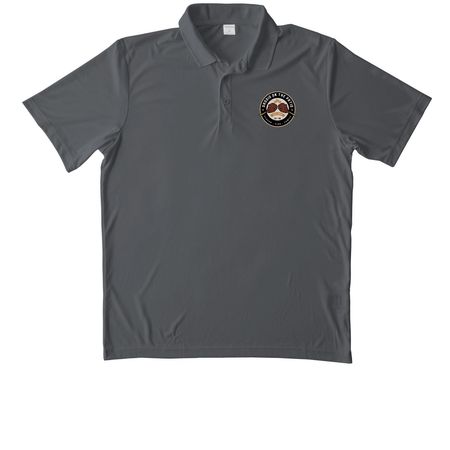 Polo, a Iron Grey Unisex Performance Polo