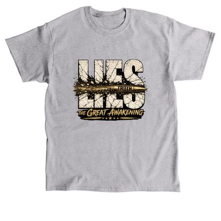 TRUTH VS LIES, a Sport Grey Classic Unisex Tee