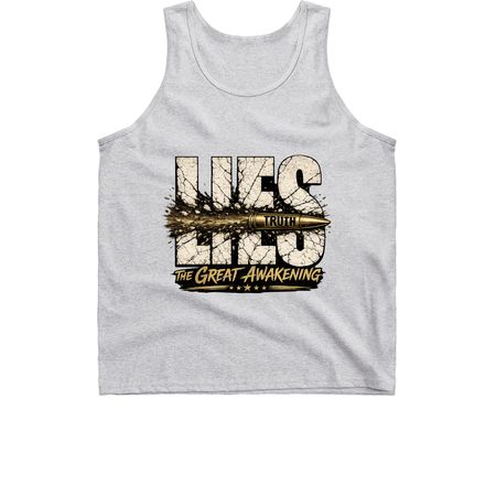 TRUTH VS LIES, a Sport Grey Classic Unisex Tank Top