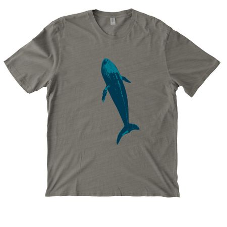First Great Whale, a Driftwood Grey Allmade Organic Cotton Mineral Dye Tee