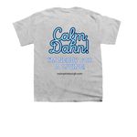 Tie-Dye/Calm Dahn, a Sport Grey Youth Unisex Tee (back-view)
