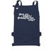 "Have You Hugged a Presbyterian Today?" Apron, a Navy Cotton Canvas Pocket Apron