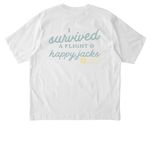 Tasting Tee, a White Stanley/Stella Unisex Freestyler Heavyweight Tee (back-view)