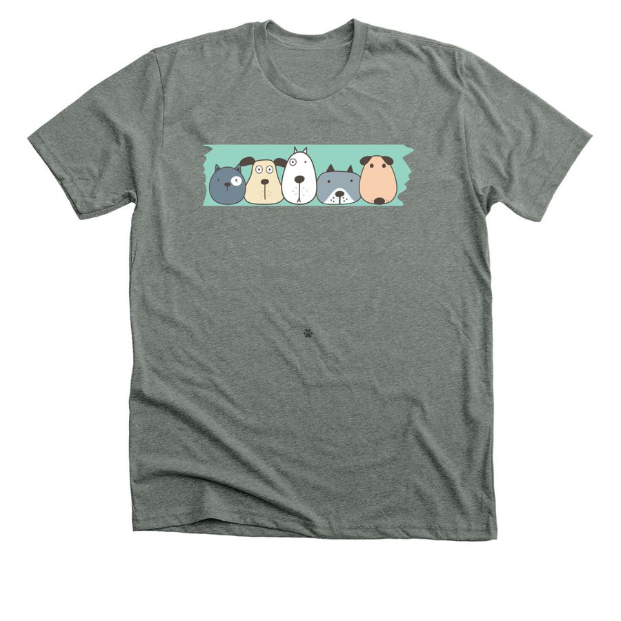 Pets Fight Cancer, a Deep Heather Premium Unisex Tee