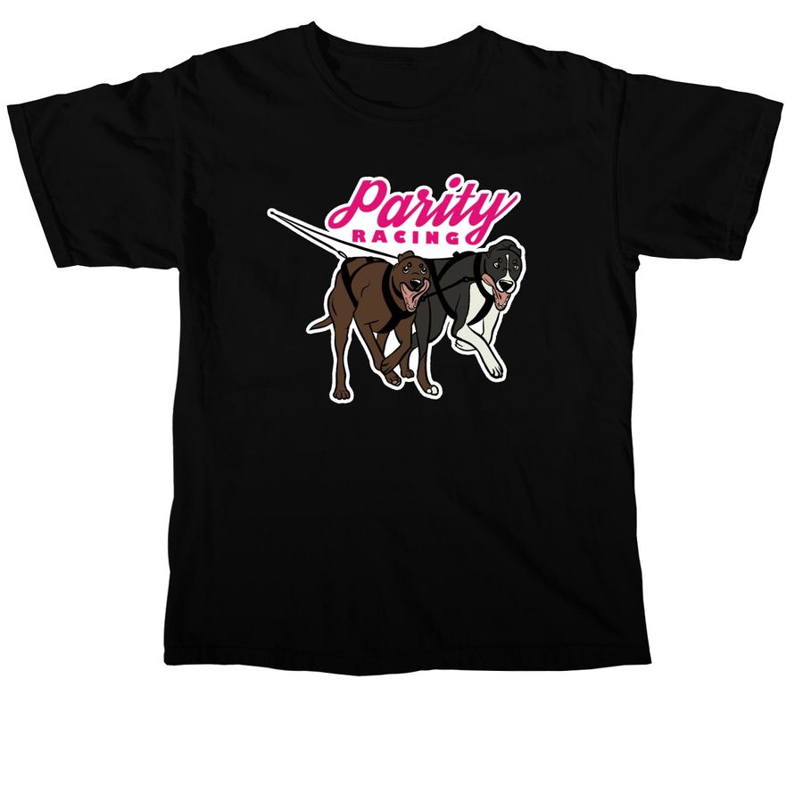 Parity Team Merch 2026, a Black Comfort Colors Unisex Tee