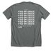 PAID BY GRACE, a Heavy Metal Premium Unisex Tee (back-view)