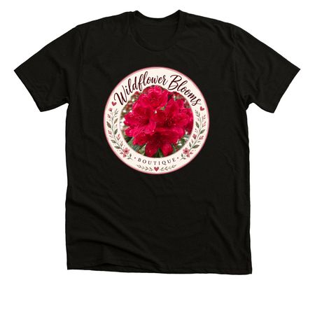Wildflower Bloom Boutique, a Black Heather Premium Unisex Tee