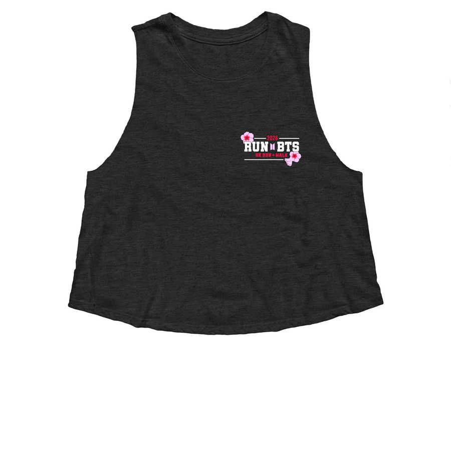 Seven stars constellation, a Dark Grey Heather Women?s Cropped Racerback Tank