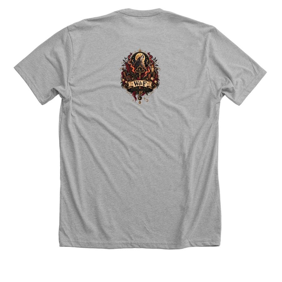 Freedom Tour, a Athletic Heather Premium Unisex Tee (back-view)