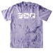 White Logo, a Amethyst Comfort Colors Colorblast Tee