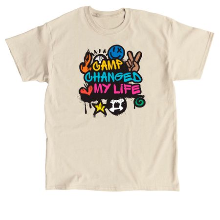 Camp Changed My Life - Adult, a Sand Classic Unisex Tee