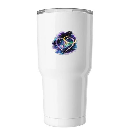 Divine Justice Mission Tumbler, a White Insulated Tumbler