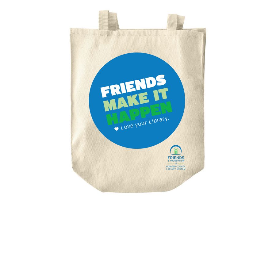 Friends Make It Happen Tote, a Natural Over-the-Shoulder Shopping Tote Bag