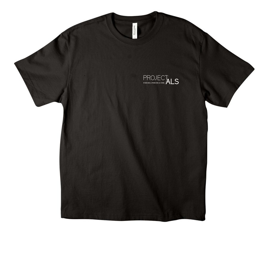 "ALS HATER" Tee, a Black Unisex Heavyweight Tee