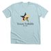 Texas Folklife 2026, a Heather Ice Blue Premium Unisex Tee
