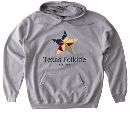 Texas Folklife 2026, a Sport Grey Gildan Softstyle Pullover Hoodie