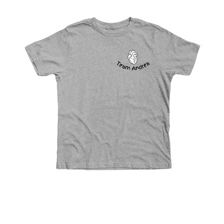 Team Andrea, a Athletic Heather Premium Youth Tee