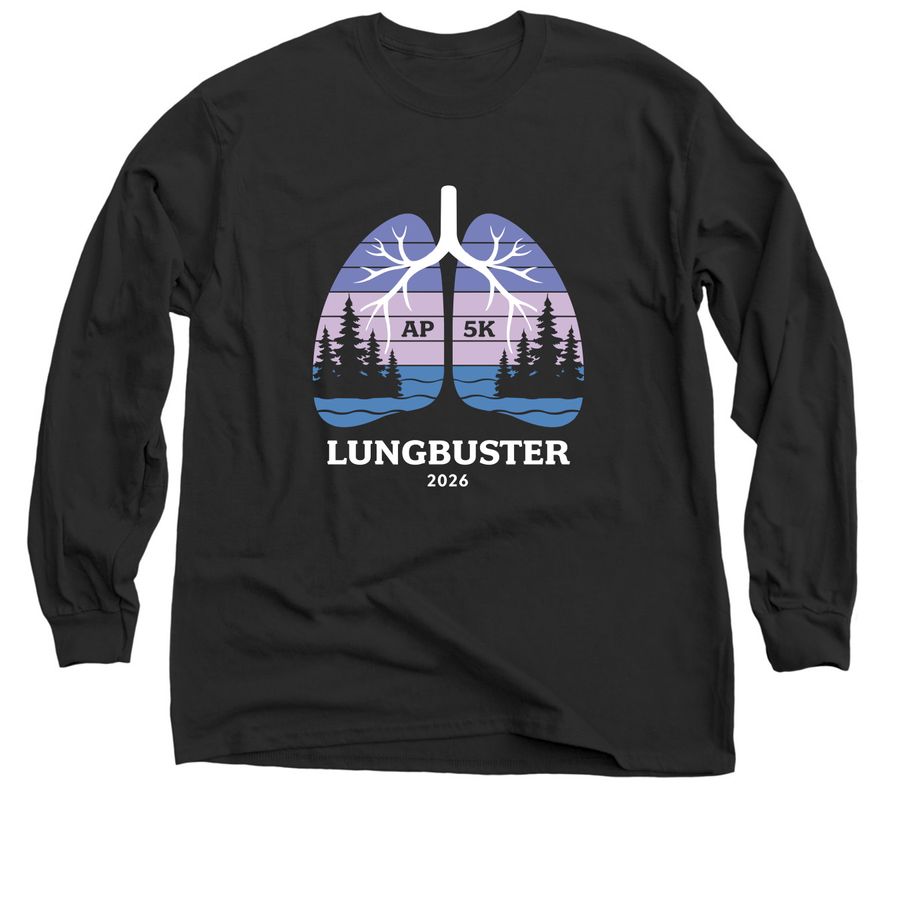 Lungbuster 2026 T-Shirts, a Black Classic Long Sleeve Tee