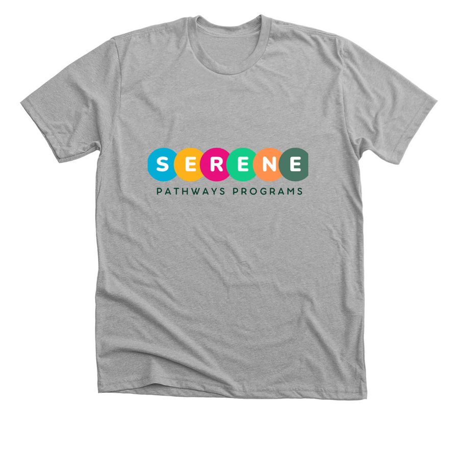 Serene Pathways Gear, a Athletic Heather Premium Unisex Tee
