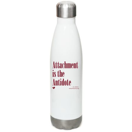 Friends of ATN, a White Stainless Steel Water Bottle
