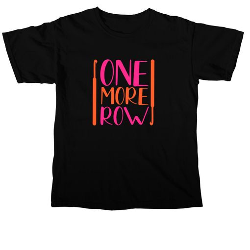 One More Row Brights Black Comfort Colors Tee