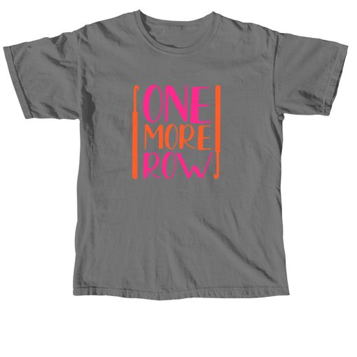 One More Row Brights Grey Comfort Colors Tee