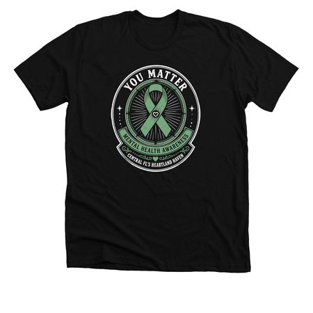 Heartland Haven - You Matter!&nbsp;, a Solid Black Blend Premium Unisex Tee