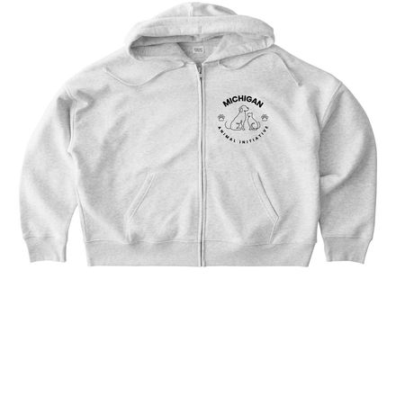 good humans rescue dogs&nbsp;, a Cool Heather Grey Stanley/Stella Women?s Stella Ida Zip Up Pullover Hoodie