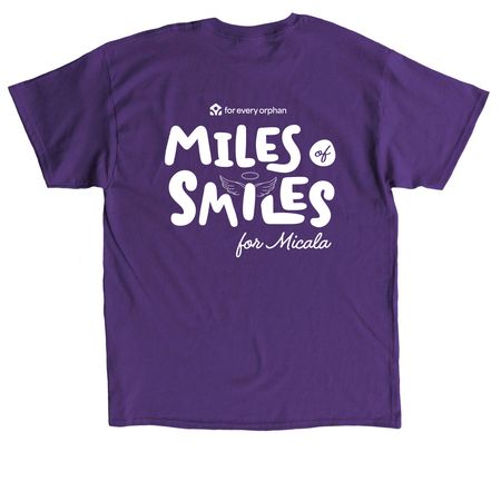 Miles of Smiles 2026, a Purple Classic Unisex Tee