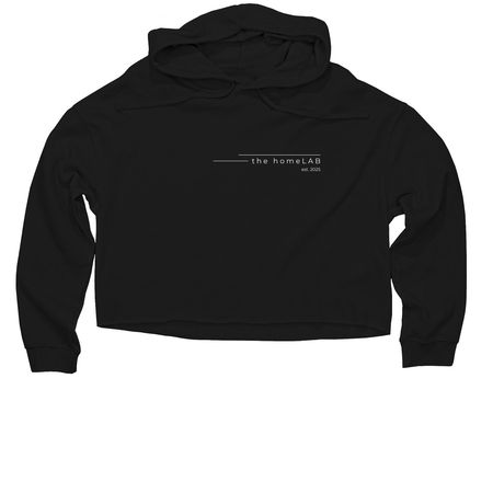 ONE YEAR STRONG, a Black Women?s Lightweight Cropped Hoodie